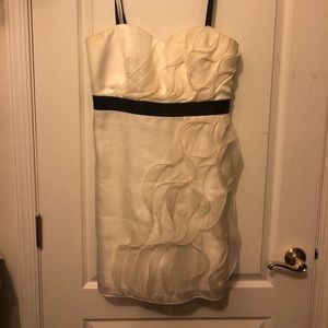 Pheobe couture ruffle mini dress